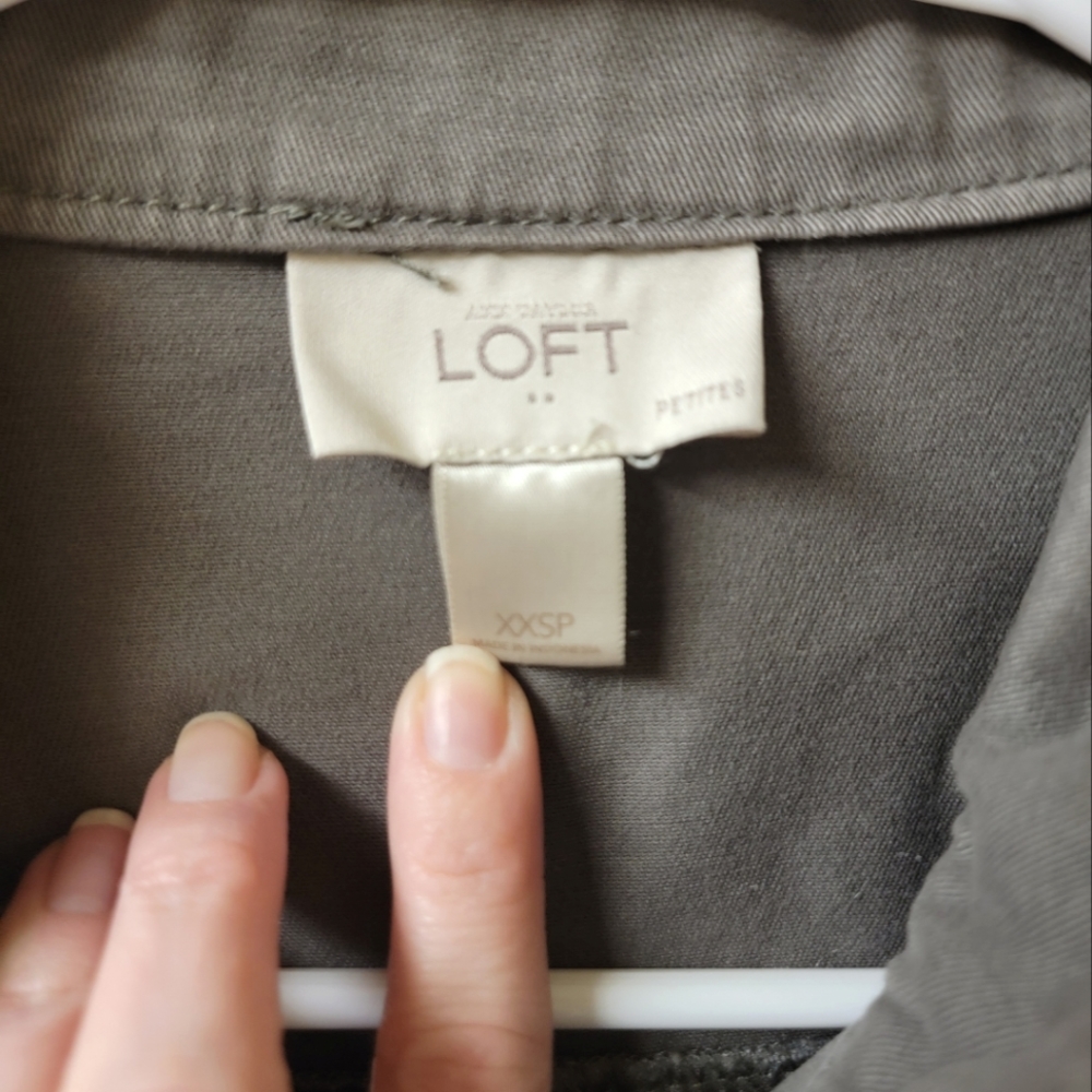 Loft Gray Utility Jacket XXSP - Picture 7 of 8